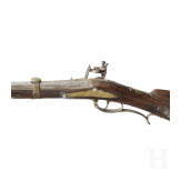 A German flintlock shotgun, circa 1750