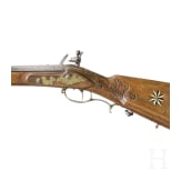 A German flintlock rifle, circa 1760