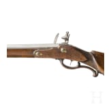 A German flintlock shotgun, circa 1780