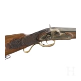 A percussion rifle, assembled from old parts, circa 1840