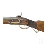 A percussion rifle, assembled from old parts, circa 1840