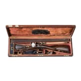 A cased side-by-side percussion shotgun by Carlucci e Antoni, Naples, circa 1850