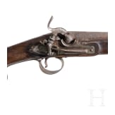 A Spanish Miquelet percussion shotgun, Eibar, dated 1862