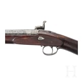 Three percussion flintlocks, 19th century