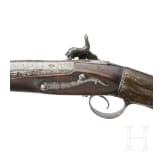 Three percussion flintlocks, 19th century