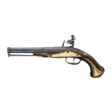 An Austrian flintlock pistol by Rochus Wastl in Vienna, 1st half of the 18th century