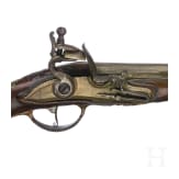 A Belgian flintlock pistol with brass barrel, Thiermay in Li&egrave;ge, circa 1740