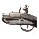 A French pocket flintlock pistol, circa 1750