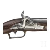 A pair of French percussion pistols, circa 1760