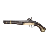 A Spanish percussion pistol, circa 1760