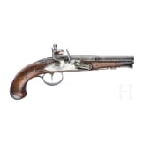 A French flintlock pistol, circa 1780