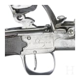 A pair of German boxlock pistols by Pieper & Co. in Solingen, circa 1800