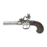 A double-barreled boxlock pistol by Richards in London, circa 1800