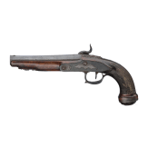 A pair of French percussion pistols, ca. 1810