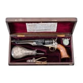 A cased Colt 1860 Army, high quality Italian replica, circa 1975