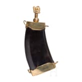 An Austrian powder flask from the reign of Emperor Franz I (1806 - 1835)