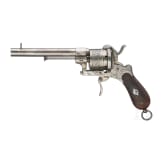 A German pinfire revolver by Heinrich Riffelmann in Solingen, circa 1860