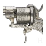 A German pinfire revolver by Heinrich Riffelmann in Solingen, circa 1860