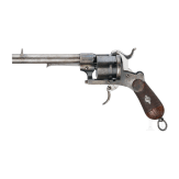 A German pinfire revolver by Heinrich Riffelmann in Solingen, circa 1860