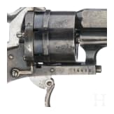 A German pinfire revolver by Heinrich Riffelmann in Solingen, circa 1860