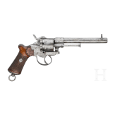 A German pinfire revolver by Heinrich Riffelmann in Solingen, circa 1860