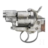 A German pinfire revolver by Heinrich Riffelmann in Solingen, circa 1860