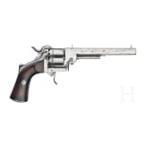 A pin-fire revolver, Loron system, ca. 1865