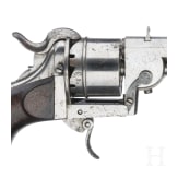 A pin-fire revolver, Loron system, ca. 1865