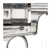 A revolver by August Francotte, made for Gebr&uuml;der Maurer, Vienna, ca. 1870