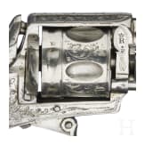 Bulldog-Revolver "Lincoln", engraved, nickel-plated