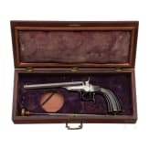 A cased target pistol, ca. 1880