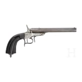 A cased target pistol, ca. 1880