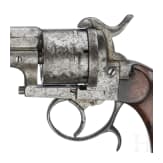 Pin-fire revolver by Peter Daniel L&uuml;neschloss, Solingen, ca. 1870