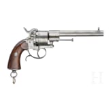 Pin-fire revolver by Peter Daniel L&uuml;neschloss, Solingen, ca. 1870