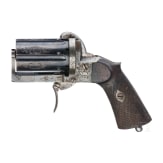 A Lefaucheux Pepperbox, ca. 1870