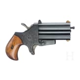 A reversible barrel pistol, Peter Merz in Basel, in box