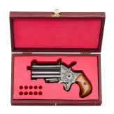 A reversible barrel pistol, Peter Merz in Basel, in box