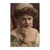 A portrait of a princess with tiara, possibly Cecilie Auguste Marie Duchess of Mecklenburg-Schwerin/Crown Princess of Prussia, Berlin, dated 1906