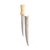 An Ottoman khanjar with walruss-ivory hilt, 2nd half of the 18th century