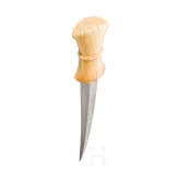 An Ottoman khanjar with walruss-ivory hilt, 2nd half of the 18th century