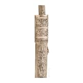 An Ottoman yatagan mounted in nielloed nickel-silver, circa 1830