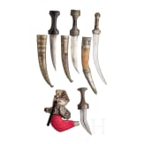 A small collection of oriental edged weapons, 20th century