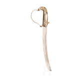 A small sabre with gilt and nielloed silver mounts, Dagestan, 20th century