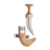An Omani jambya with rhinoceros horn handle, 19th century