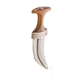 An Omani jambya with rhinoceros horn handle, 19th century