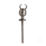 A Persian devil's head mace, 19th century