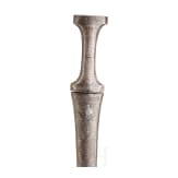 A Persian iron-mounted khandjar, mid-19th century