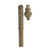 An Indian tabar with carved decor, circa 1800