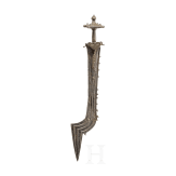 A South Indian bronze temple sword, Kerala, 17th century