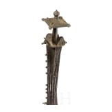 A South Indian bronze temple sword, Kerala, 17th century